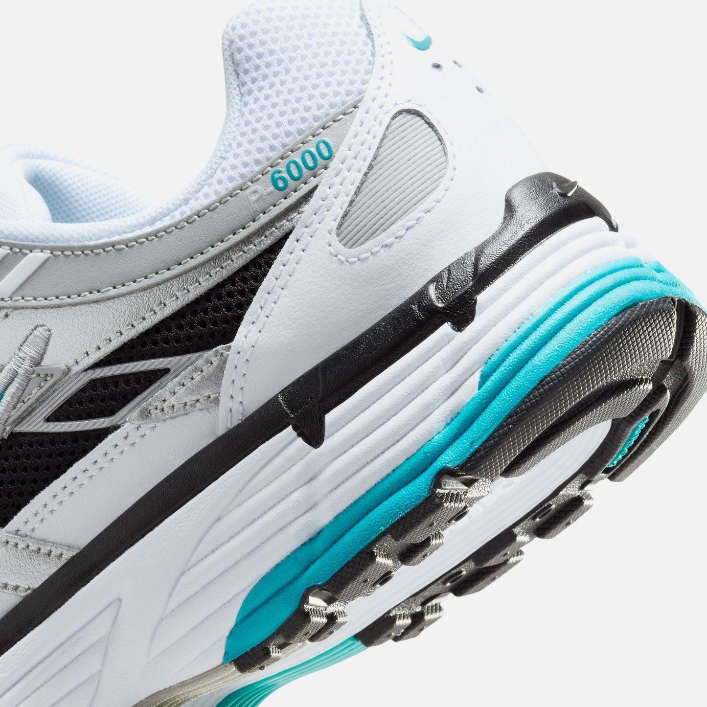 P-6000 - White / Dusty Cactus / Metallic Silver / Black